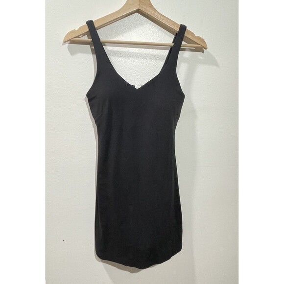 Lululemon Align Dress Nightmoth Black SZ 4 Nulu Built in Pockets Shorts Tennis - Picture 2 of 6